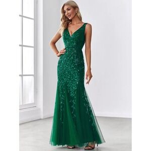 Ever Pretty Green Prom Dress
